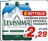 Acqua minerale naturale frizzante Levissima 1,5 L