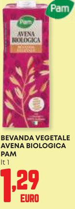 Bevanda vegetale avena biologica