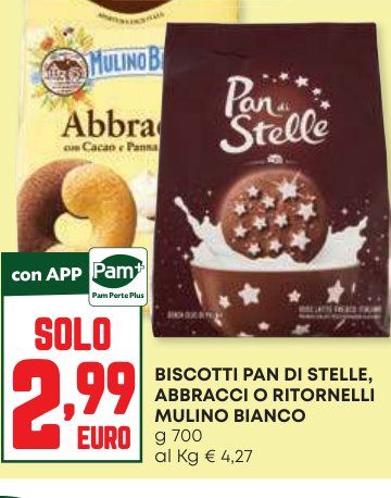 Biscotti Pan di Stelle, Abbracci o Ritornelli