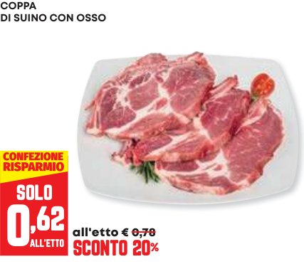 Coppa di suino con osso