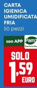 Carta igienica umidificata Fria 50 pezzi