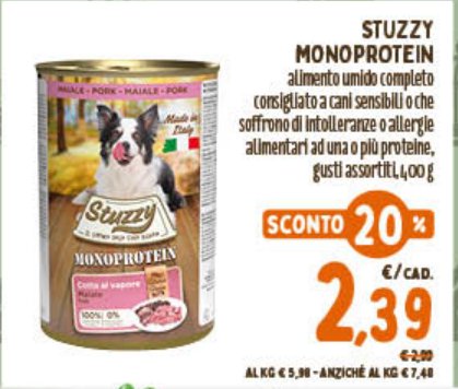 Stuzzy Monoprotein alimento umido 400 g