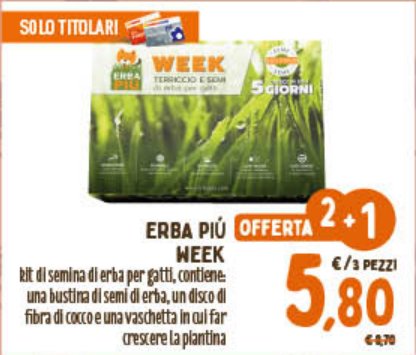 Erba Più Week 5 Giorni