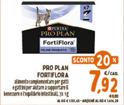 Pro Plan FortiFlora Feline Probiotic 7 x 1 g