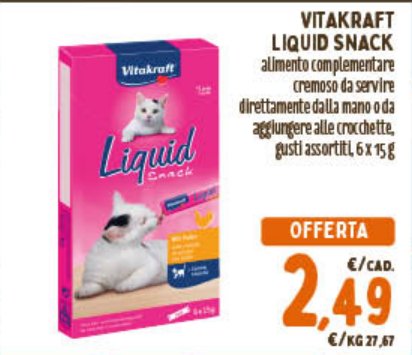 Liquid Snack per gatti 6 x 15 g