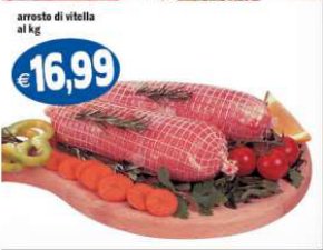 Arrosto di vitella al kg