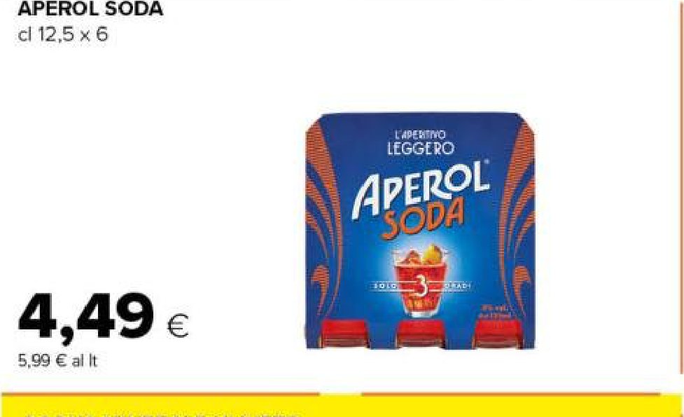 Aperol Soda 12,5 cl x 6