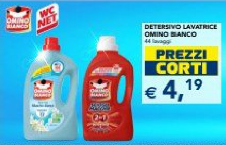 Detersivo lavatrice Omino Bianco 44 lavaggi