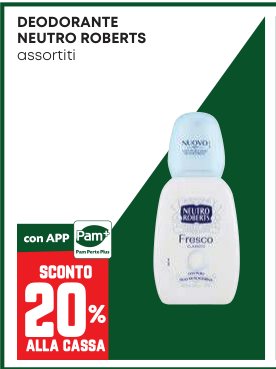 Deodorante Neutro Roberts assortiti