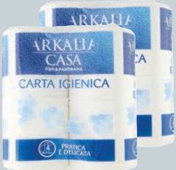 Carta igienica Arkalia 2 veli 4 rotoli