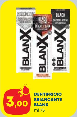 Dentifricio sbiancante Blanx, ml 75