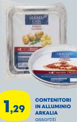 Contenitori in alluminio