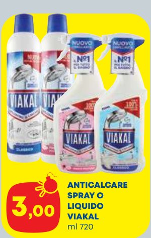 Anticalcare spray liquido Viakal