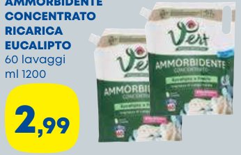 Ammorbidente concentrato ricarica Vert Eucalipto