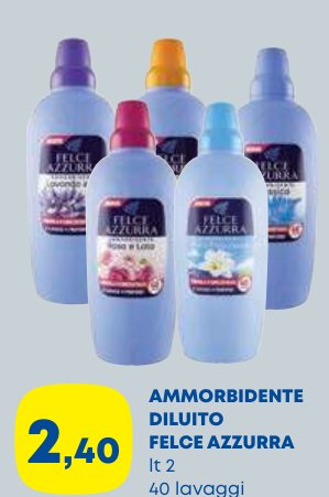 Ammorbidente diluito