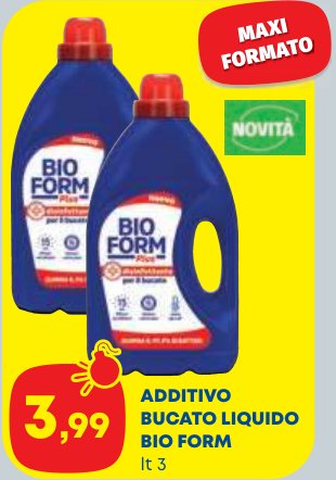 Additivo bucato liquido