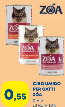 Cibo umido per gatti ZOA, 415 g