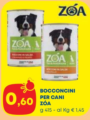 Bocconcini per cani ZOA, 415 g