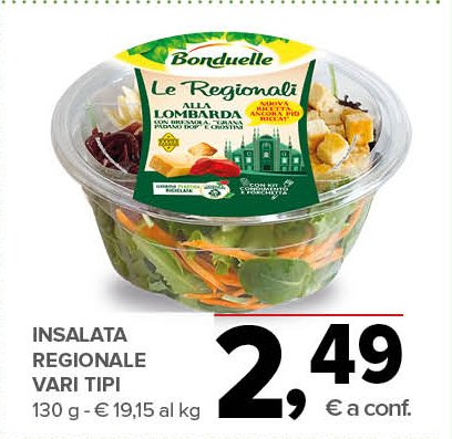 Insalata regionale vari tipi