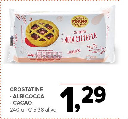 Crostatine - albicocca - cacao