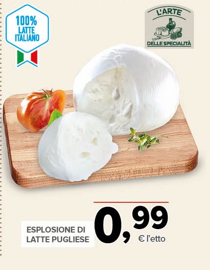 Esplosione di latte pugliese