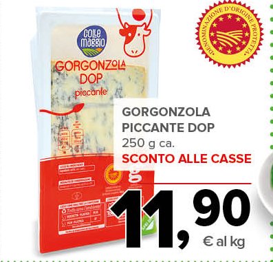 Gorgonzola piccante DOP 250 g circa