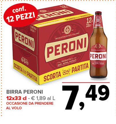 Birra Peroni 12 x 33 cl