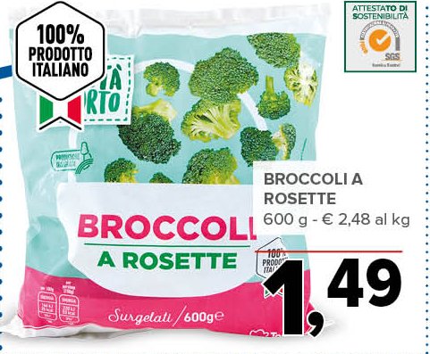 Broccoli a rosette