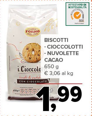 Biscotti Cioccolotti Nuvolette Cacao