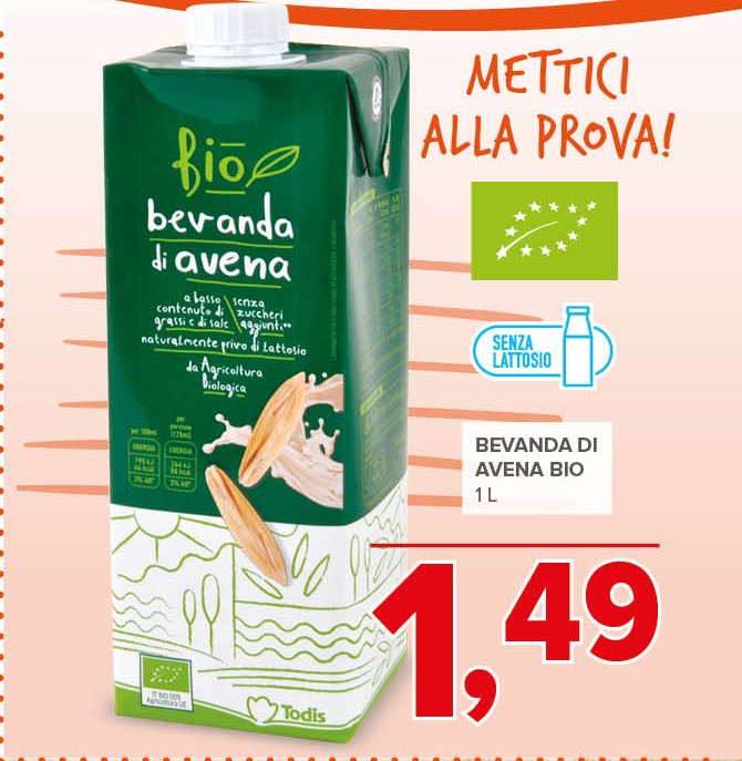 Bevanda di avena bio 1 L