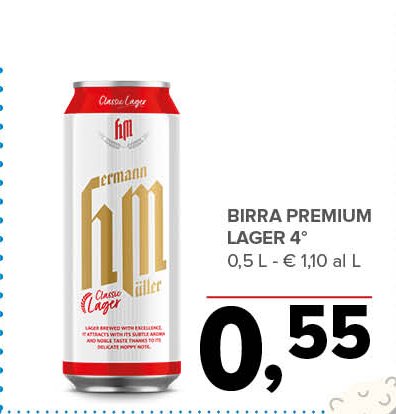 Birra Premium Lager 4°