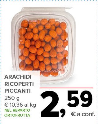 Arachidi ricoperti piccanti 250 g