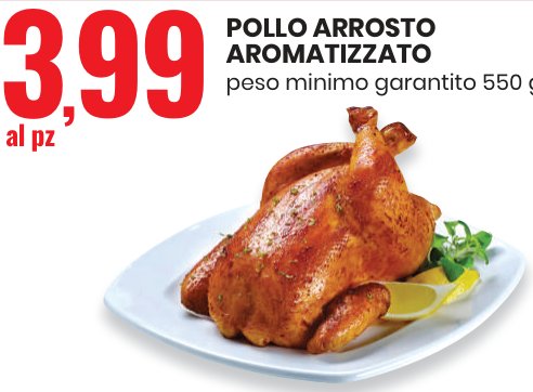 Pollo arrosto aromatizzato