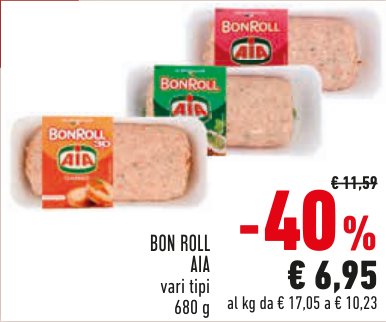 Bon Roll AIA vari tipi 680 g