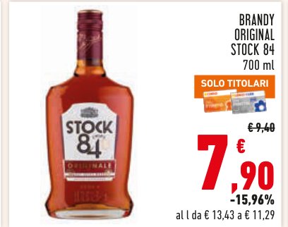 Brandy Original Stock 84 700 ml