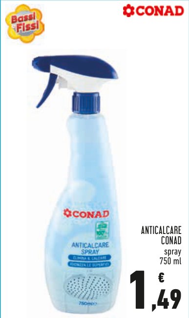 Anticalcare spray Conad 750 ml