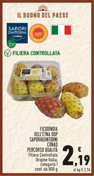 Ficodindia dell'Etna DOP Sapori&Dintorni Conad