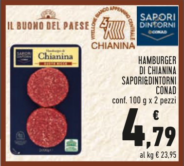 Hamburger di Chianina Sapori & Dintorni Conad