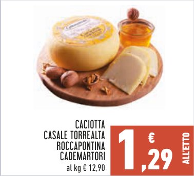Caciotta Casale Torretta Roccapon­tina Cademartori