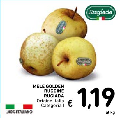Mele Golden Ruggine Rugiada