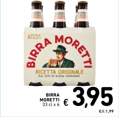 Birra, 33 cl x 6