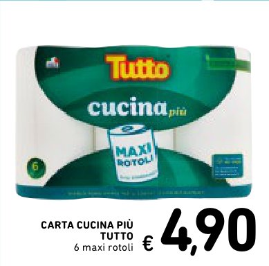 Carta cucina Più Tutto, 6 maxi rotoli