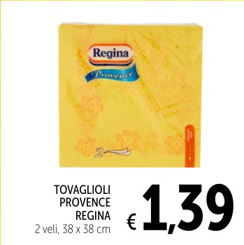 Tovaglioli Provence 2 veli, 38 x 38 cm
