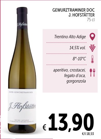 Gewurztraminer DOC J. Hofstätter 75 cl