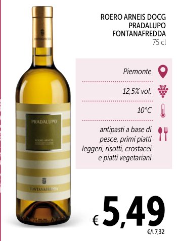 Roero Arneis DOCG Pradalupo Fontanafredda