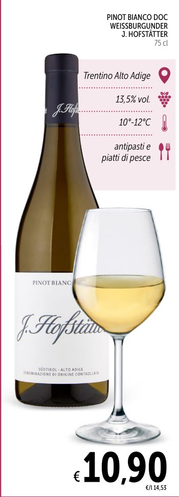 Pinot Bianco DOC Weissburgunder J. Hofstätter