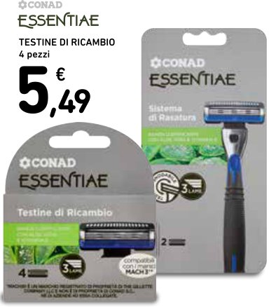 Testine di ricambio 4 pezzi