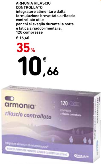 Armonia rilascio controllato, 120 compresse