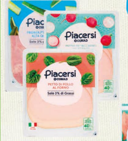 Affettati Conad Piacersi, petto di pollo al forno, 100 g