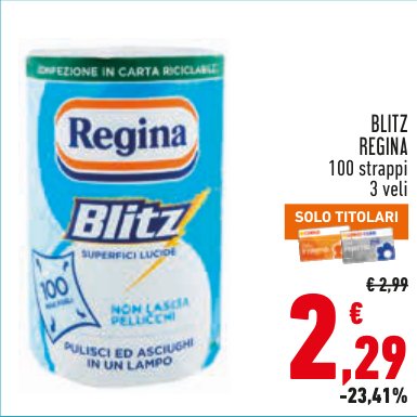 Blitz 100 strappi 3 veli